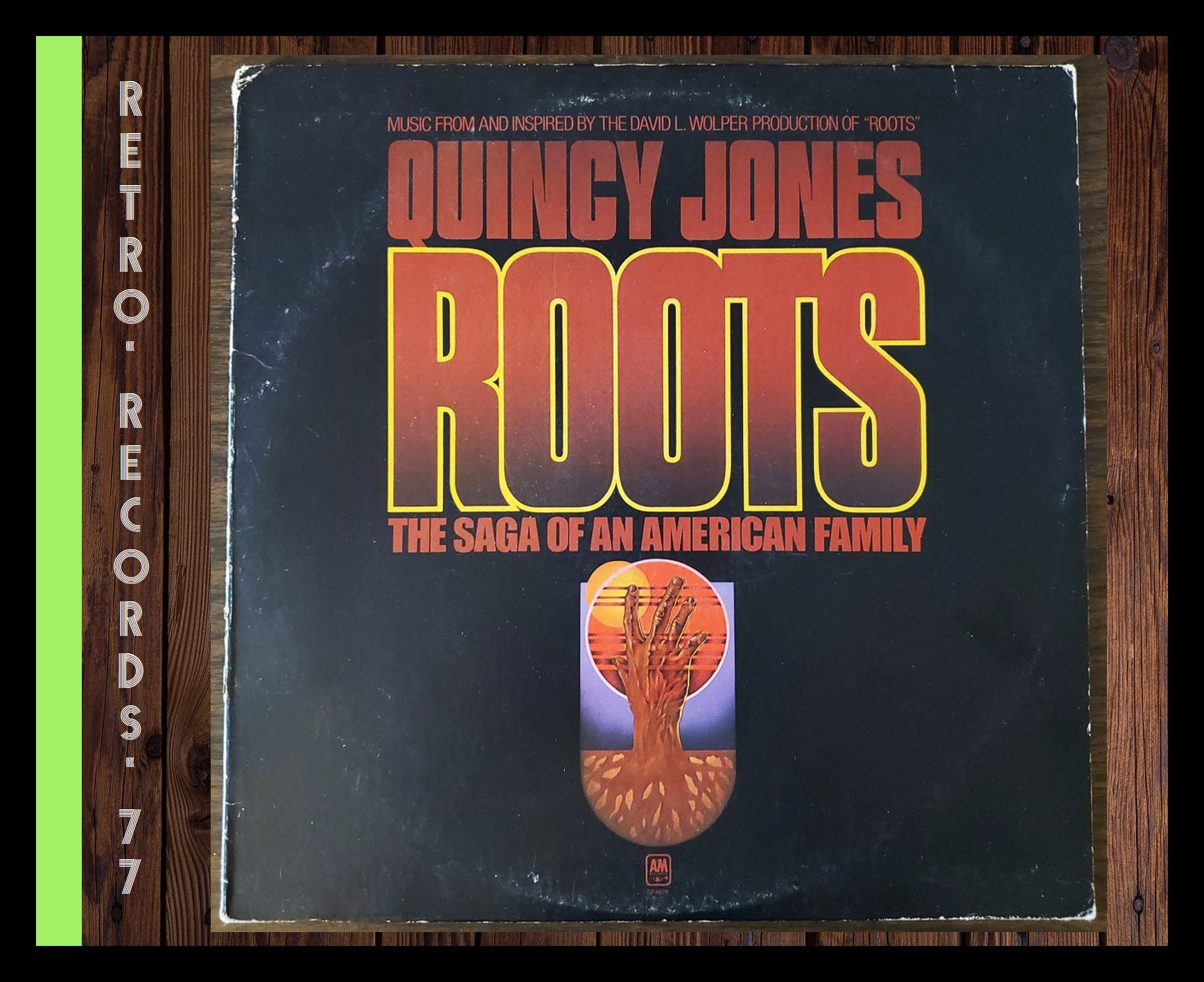 Quincy Jones - Roots (The Saga Of An American Family), 1977, Roots, Quincy Jones, LP, Vinyl, Record, Album