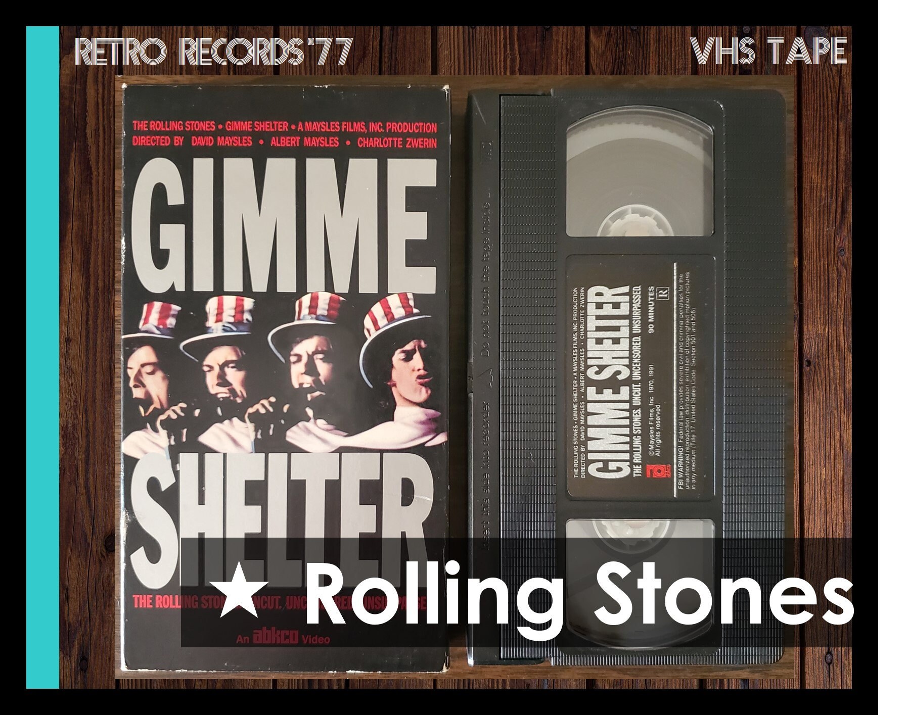 Buy 1970 the Rolling Stones – Gimme Shelter VHS, Mick Jagger