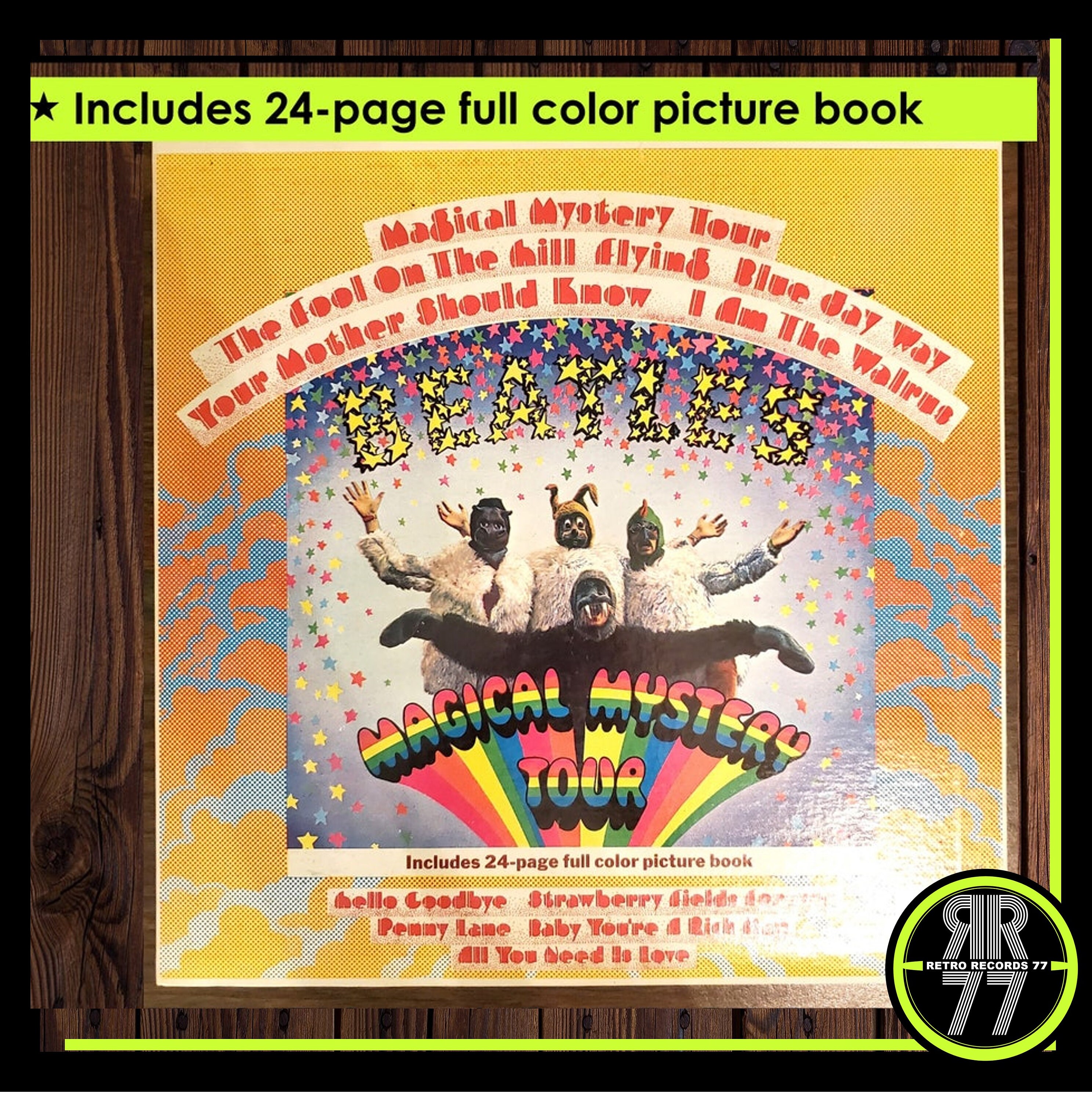 1969 the Beatles-magical Mystery Tour Album, Includes 24-page Full