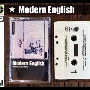 1983  Modern English-After The Snow Cassette, 4-23821, New Wave, Alternative Rock
