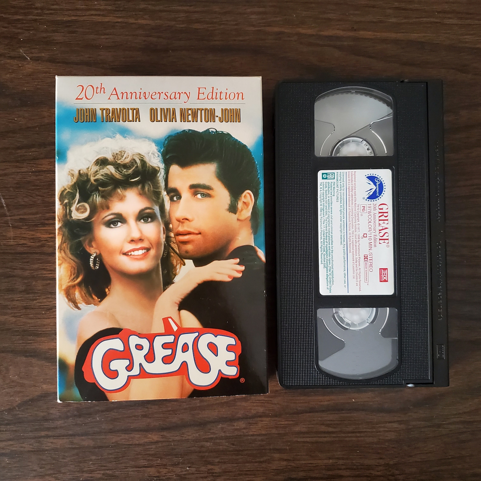 1998 Grease 20th Anniversary Limited Edition on VHS Includes Etsy