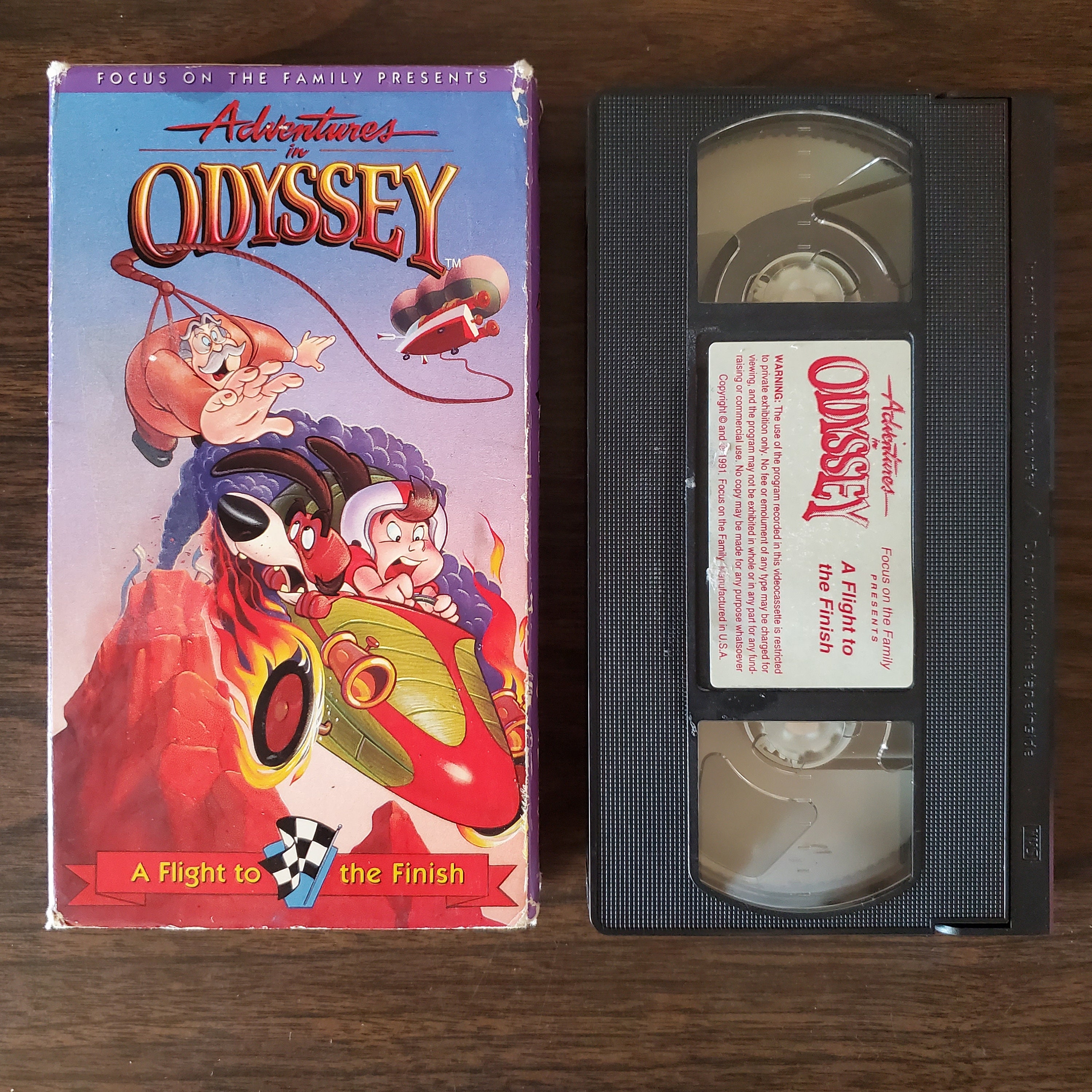 Adventures in Odyssey Animated Series VHS Tapes 5 Episodes Etsy