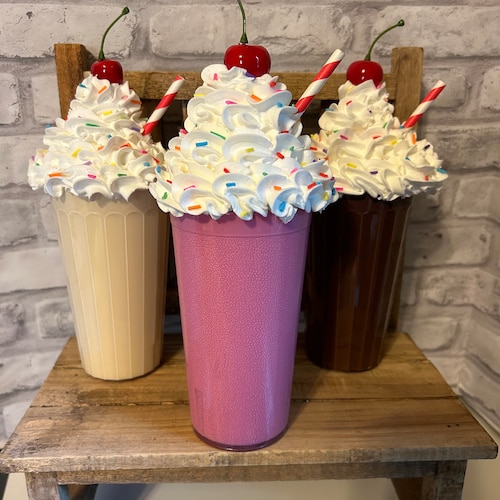 Faux milk-shakes