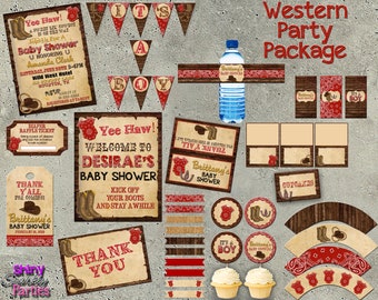 Cowboy Baby Shower Etsy
