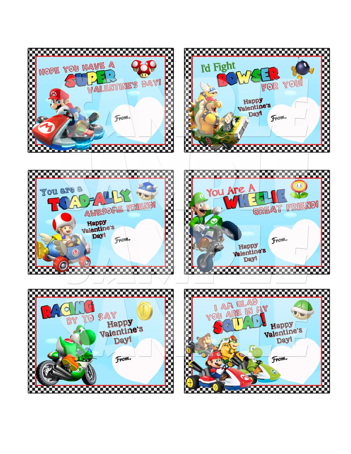 mario-kart-valentines-super-mario-valentine-cards-mario-etsy