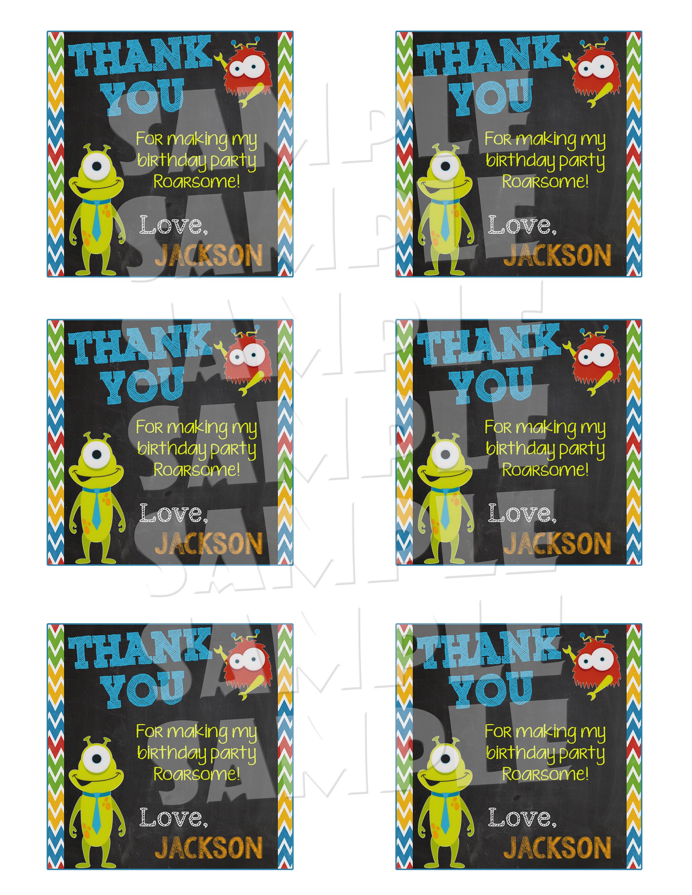 MONSTER BIRTHDAY Printable Party Monster Birthday Party | Etsy