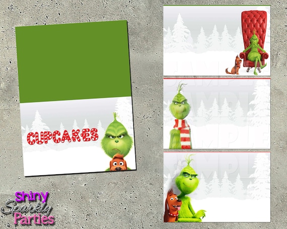 Grinch Christmas Party Birthday Invitation and Thank You Card -   Portugal