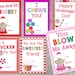 Printable CANDY VALENTINE CARDS Girl's Valentines Diy Valentine Cards ...