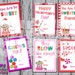 Printable CANDY VALENTINE CARDS Girl's Valentines Diy - Etsy