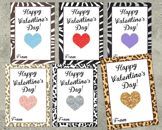 Leopard “Happy Valentine’s Day” Greeting Card Leopard “Happy Valentine’s Day” Greeting Card