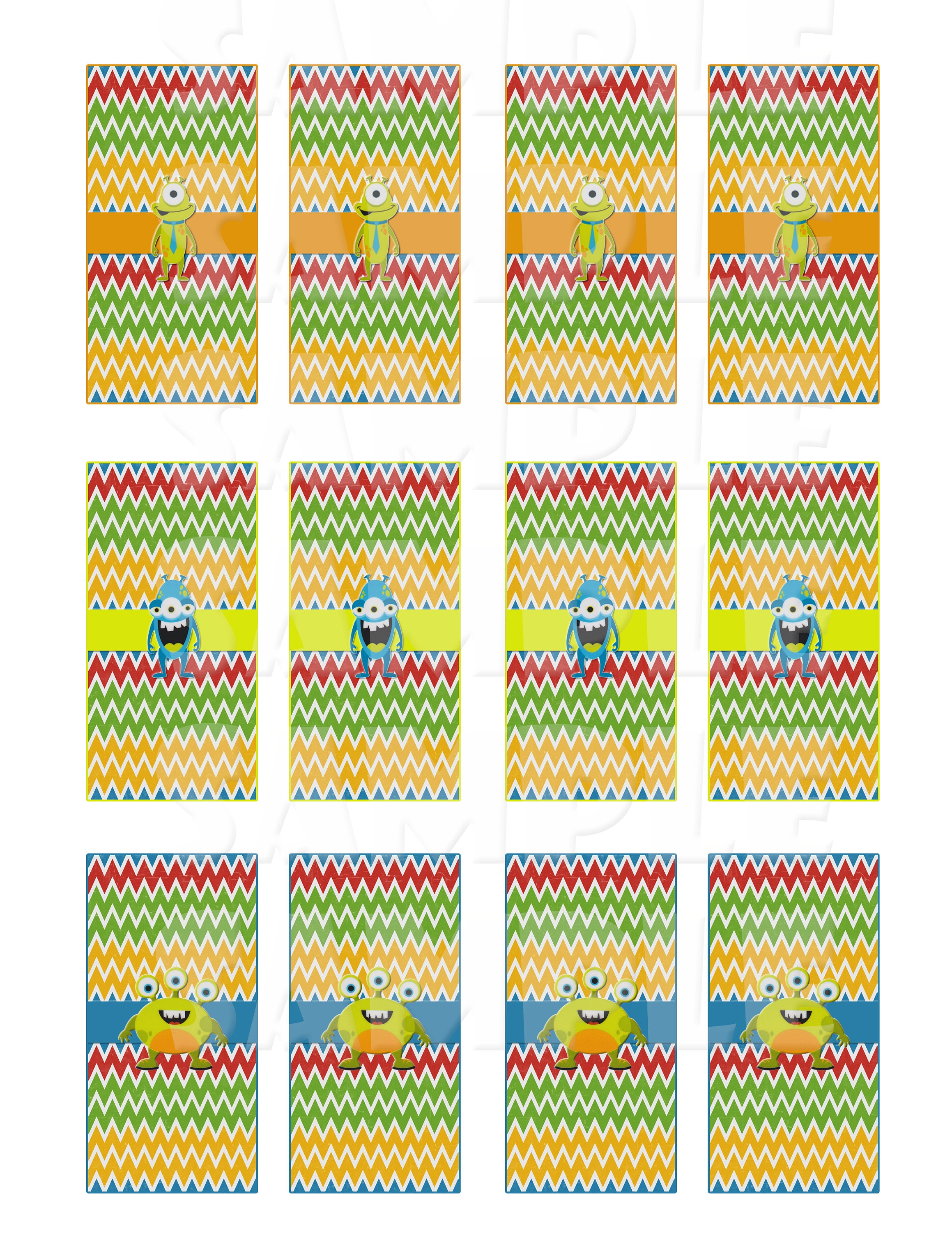 MONSTER BIRTHDAY Printable Party Monster Birthday Party | Etsy
