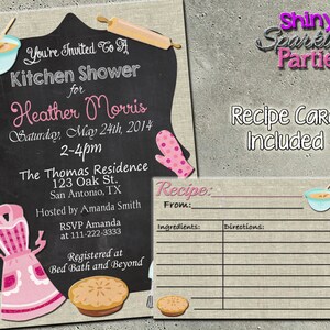 KITCHEN SHOWER INVITATION, Kitchen Bridal Shower Invite, Couples Shower, Coed Shower, Tools and Gadget, Bridal Brunch, Wedding Shower,