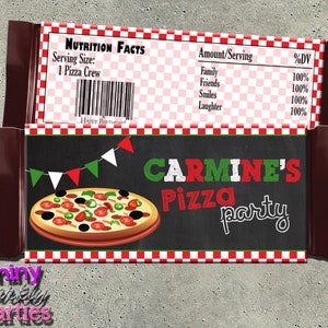 Pizza, Slice Of Fun Party Favors. 1 Bag  1 Child Includes 8-4x6 Cards,  Personalized Topper & 5 Assorted Crayons Or Paint Both Crafts - Yahoo  Shopping