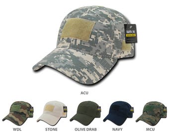 Soft Crown Tactical Operator Cotton Cap with Loop Patch (T79)