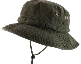 GOLF Cotton Bucket Fishing Sun Hat Boonie Jungle Bush Fisherman