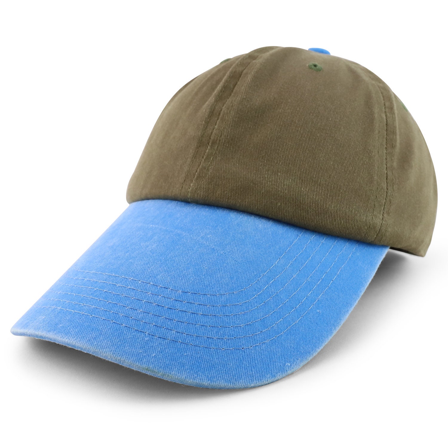 XXL Oversize 4 Inch Long Bill Pigment Dyed Baseball Cap Etsy