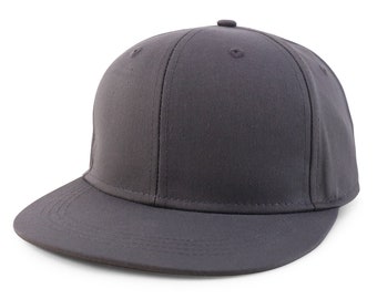 Oversized 2XL Structured Flatbill Snapback Cap for Big Heads