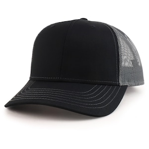 Oversize XXL Low Profile Two Tone Mesh Back Trucker Baseball Cap