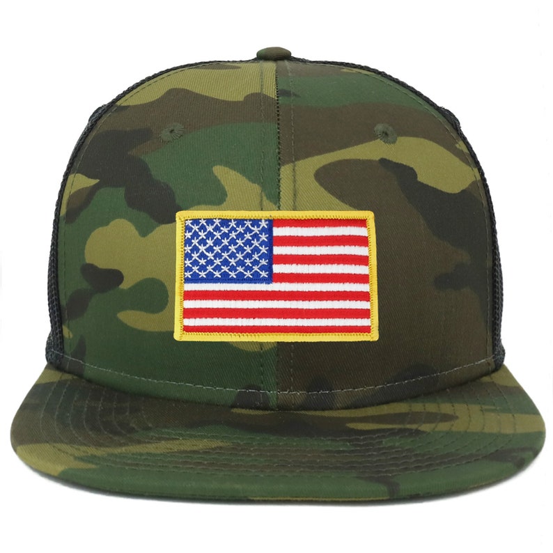 XXL Oversize Texas Flag Iron On Patch Mesh Back Trucker Baseball Cap