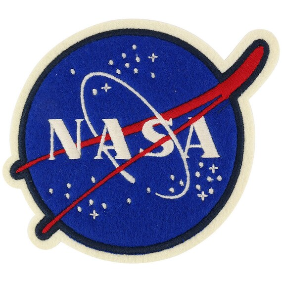 Officially Licensed NASA Insignia Emblem Oversized 5 Inch Felt Patch  (U-PTC-NASA-02)