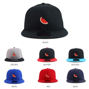 Watermelon Patch Youth Size Superior Cotton Twill Flatbill Snapback Hat