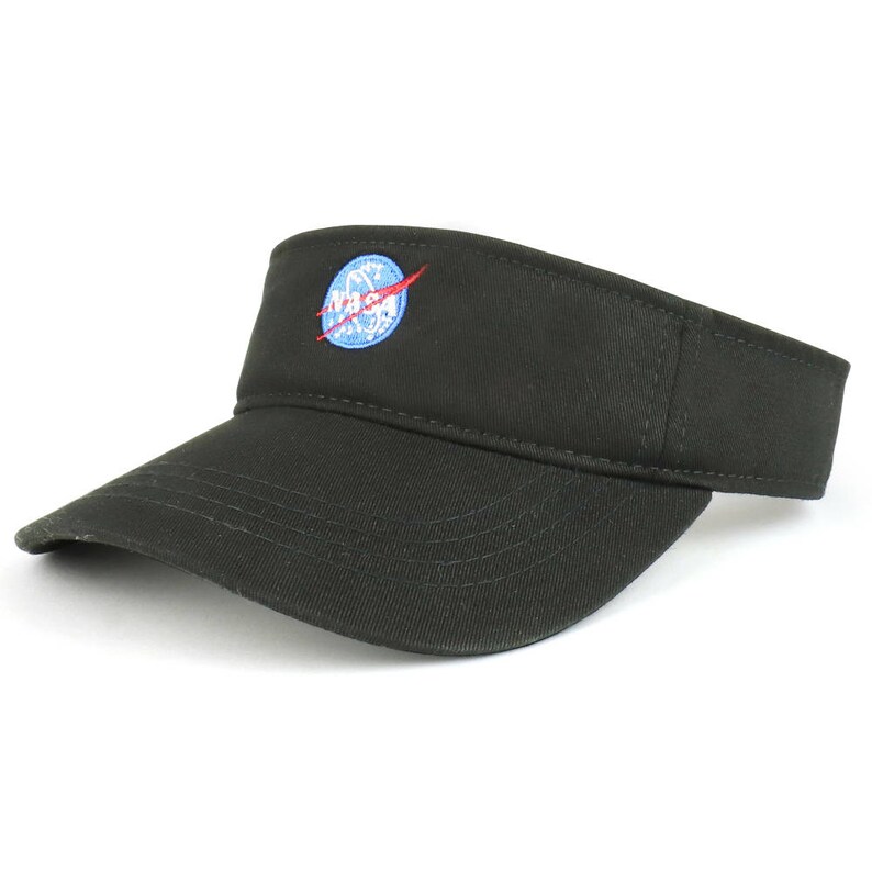 NASA Insignia Logo Embroidered Cotton Adjustable Visor Cap 3001-INSIGNIA