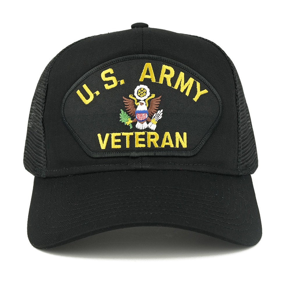 US Army Veteran Large Embroidered Iron 