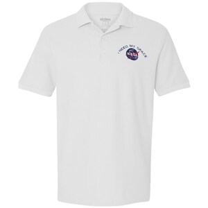 Men's I Need My Space Nasa Embroidered Premium 100% Cotton Shirt ...