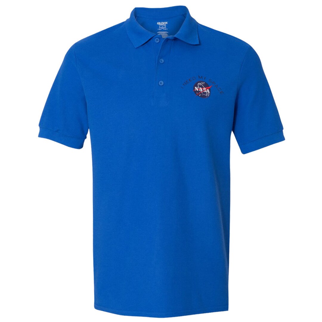 Men's I Need My Space Nasa Embroidered Premium 100% Cotton Shirt ...