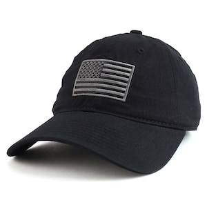 American Flag Embroidered Low Profile 100% Cotton Baseball Cap (RD-A03-1TSA)