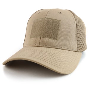 Tactical Low Crown Flex Fitting Mesh Back Cap T81 image 6