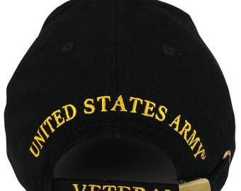 Offizielle US Army Lizenzierte Kappe – Schwarz, Verstellbar, Für Veteran & SEAL Fans
