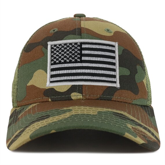 Cappello da camionista americano con bandiera statunitense