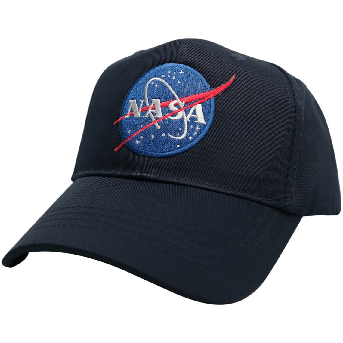 Youth NASA Insignia Embroidered Patch Cotton Pro Style Cap - Etsy