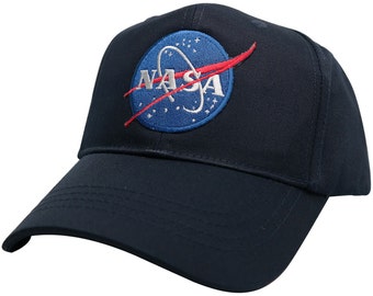 Youth NASA Insignia Embroidered Patch Cotton Pro Style Cap