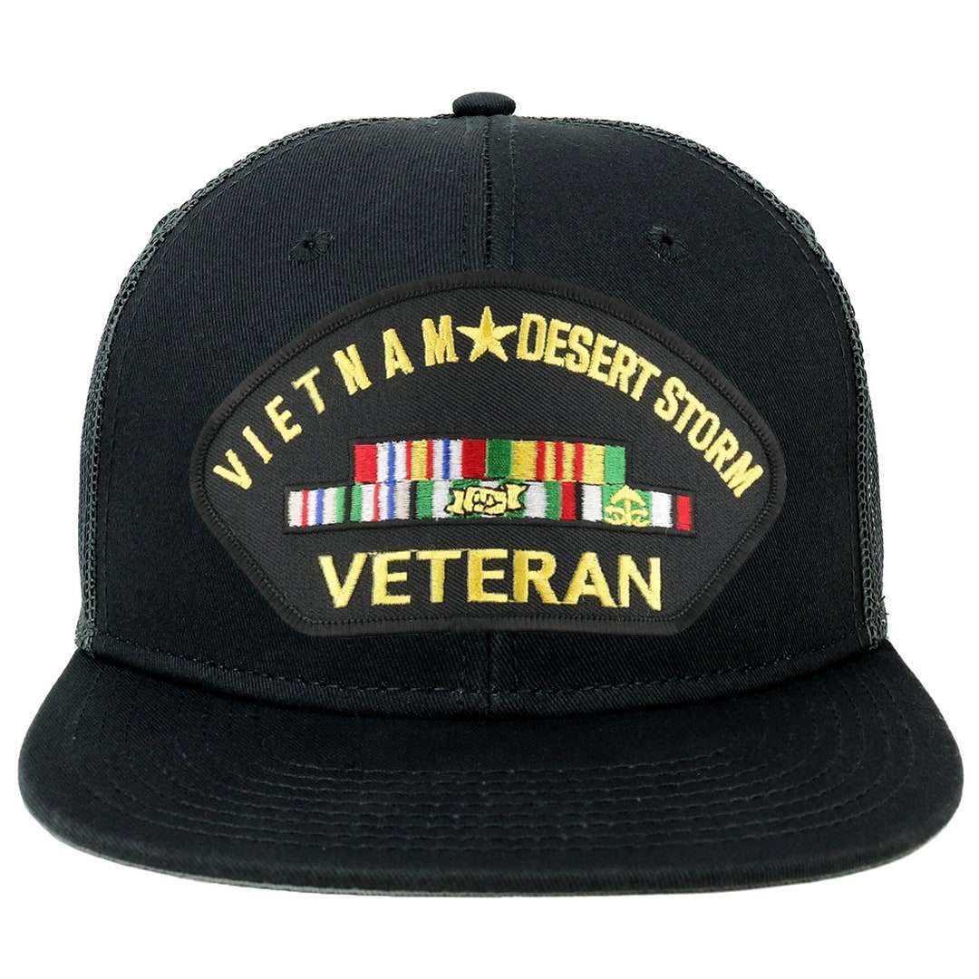 Armycrew Oversize XXL USA Flag Patch Trucker Hat - Flat Bill Mesh Snapback, Unisex
