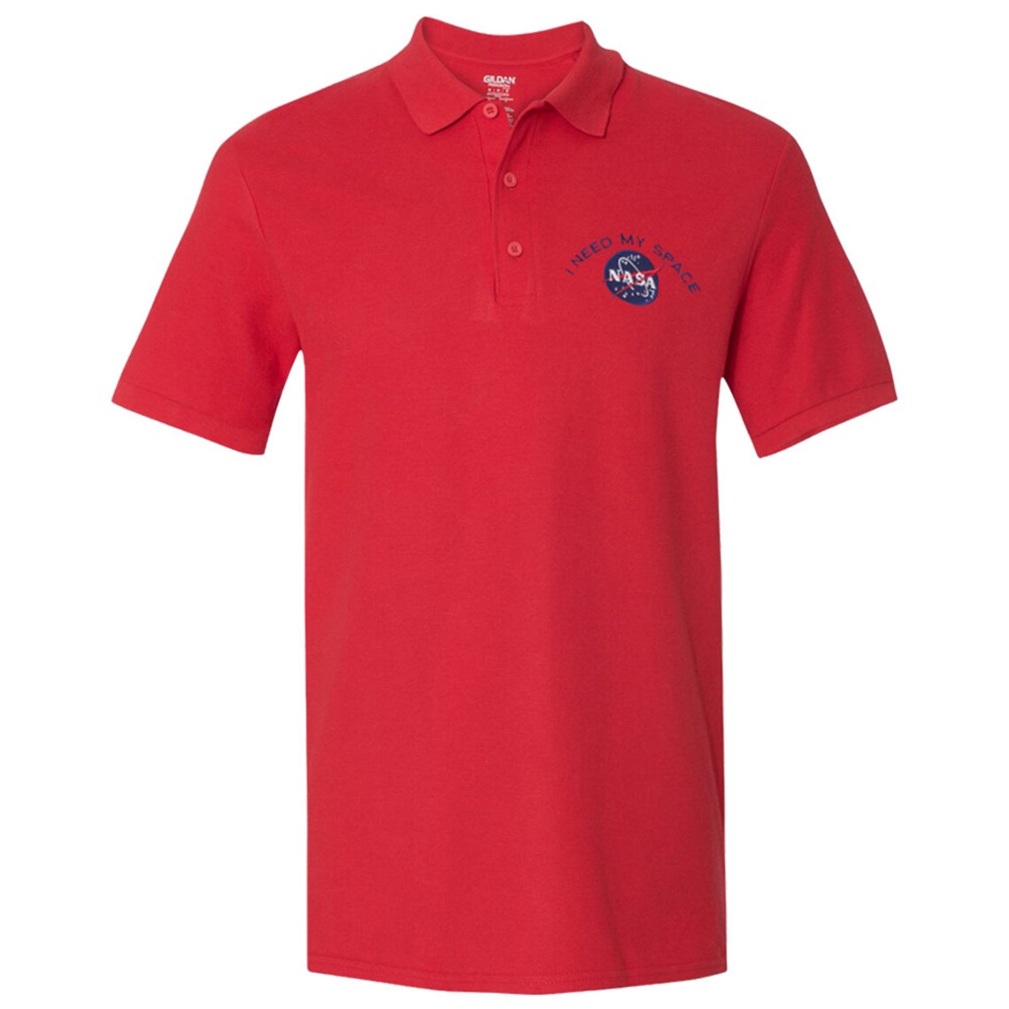 Men's I Need My Space Nasa Embroidered Premium 100% Cotton Shirt ...
