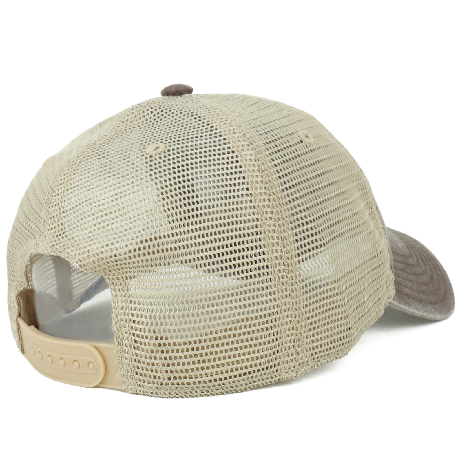 Oversize XXL NASA Insignia Logo Embroidered Washed Trucker Mesh Cap ...