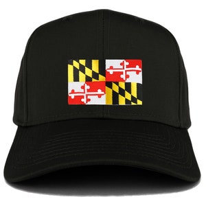 Nouveau Maryland State Flag Brodé Patch Réglable Casquette de baseball image 2