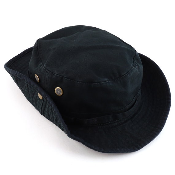 Big Oversized Jungle Boonie Bucket Hat with Chin String Fits Upto XXXL