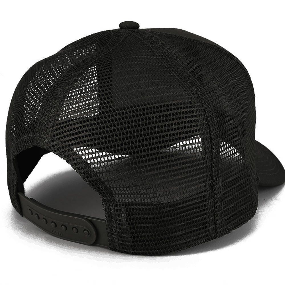 Securty Offcer Star Patched Mesh Back Cap - Black - CB11ND504GB | Cap