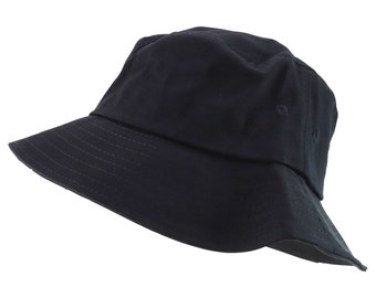 Oversized Big Size and Tall Size X-Large Fisherman's Cotton Bucket Hat