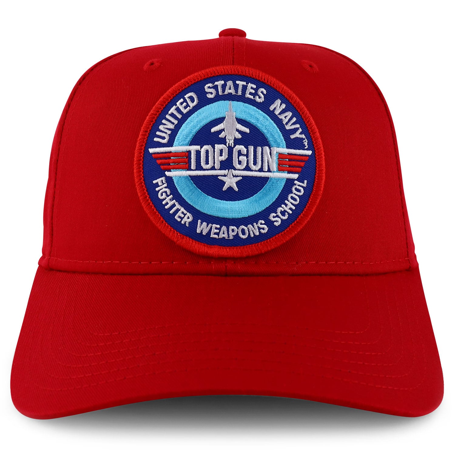 US Navy TOP Gun Patch Structured Baseball Cap (AC-27-079-PM5262