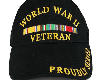 Weltkrieg Veteran Band bestickt strukturierte militärische Baumwolle Baseball Cap (EE-CP00595)