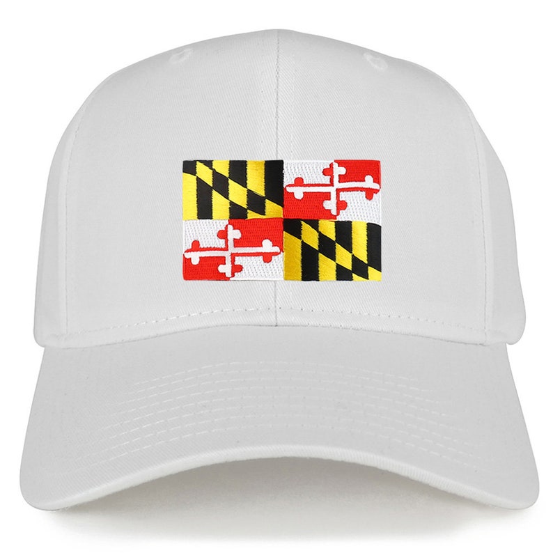 Nouveau Maryland State Flag Brodé Patch Réglable Casquette de baseball image 9