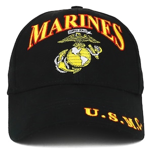 Armycrew US Marine Corps Veteran Embroidered Baseball Cap – Officially Licensed Cotton Twill Cap