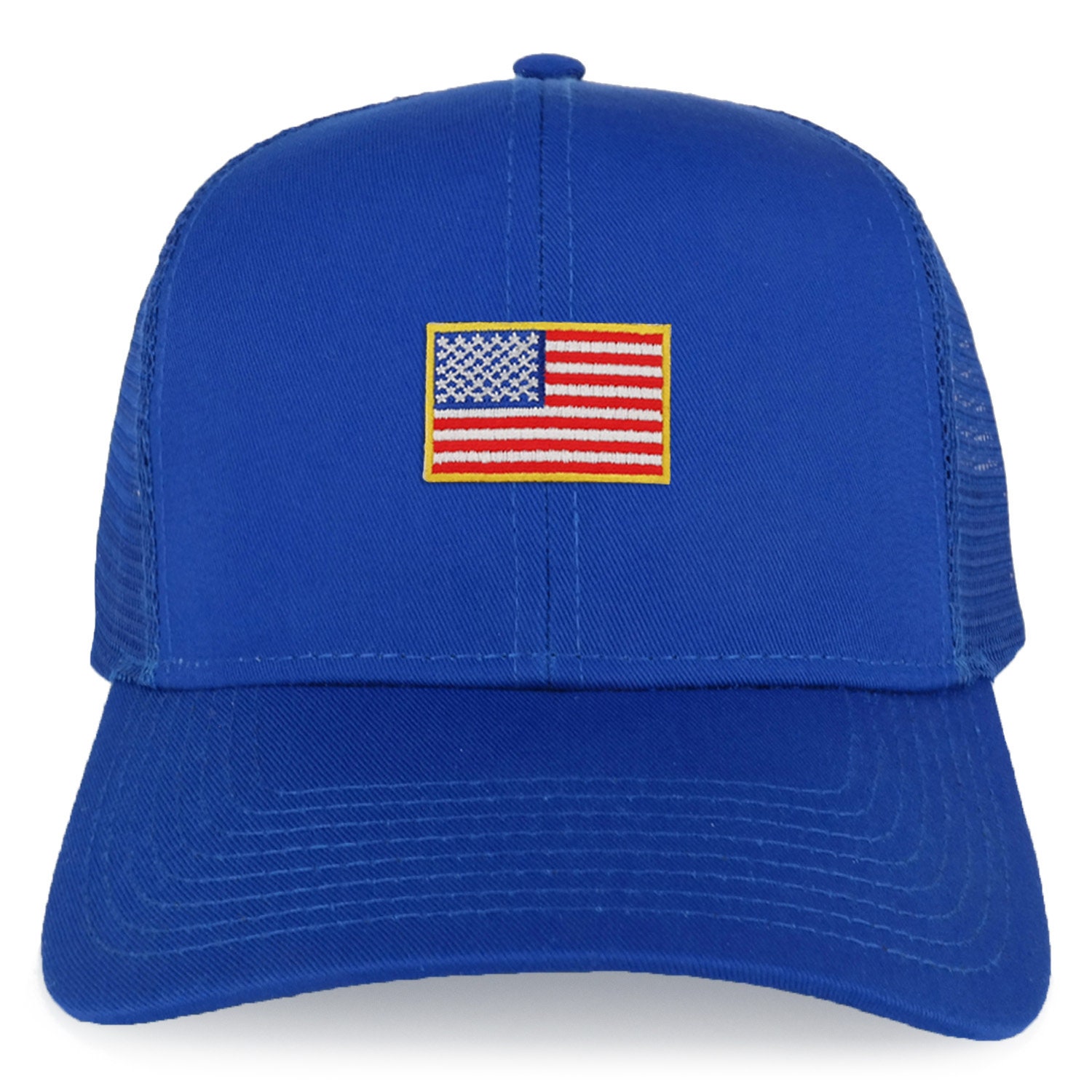 XXL Oversize Usa Small Flag Patch Mesh Back Trucker Baseball Etsy