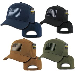 USA Flag Embroidered Operator&#39;s Baseball Cap (T76)
