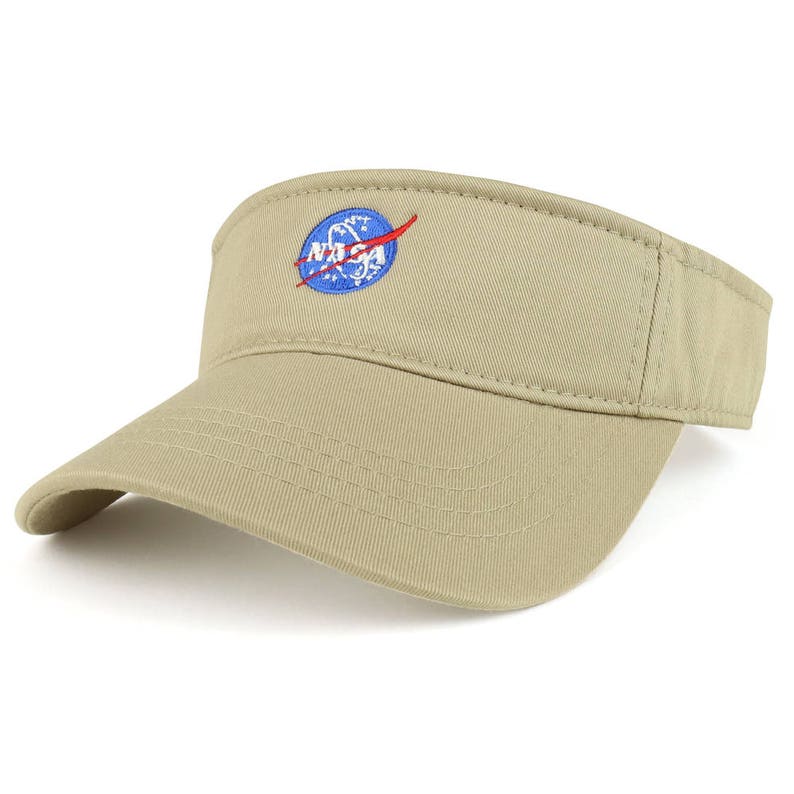 NASA Insignia Logo Embroidered Cotton Adjustable Visor Cap 3001-INSIGNIA