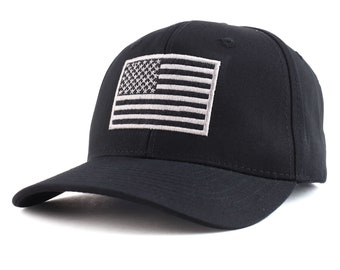 Gorra de operador bordada de bandera estadounidense de EE.UU. (T76-USA)